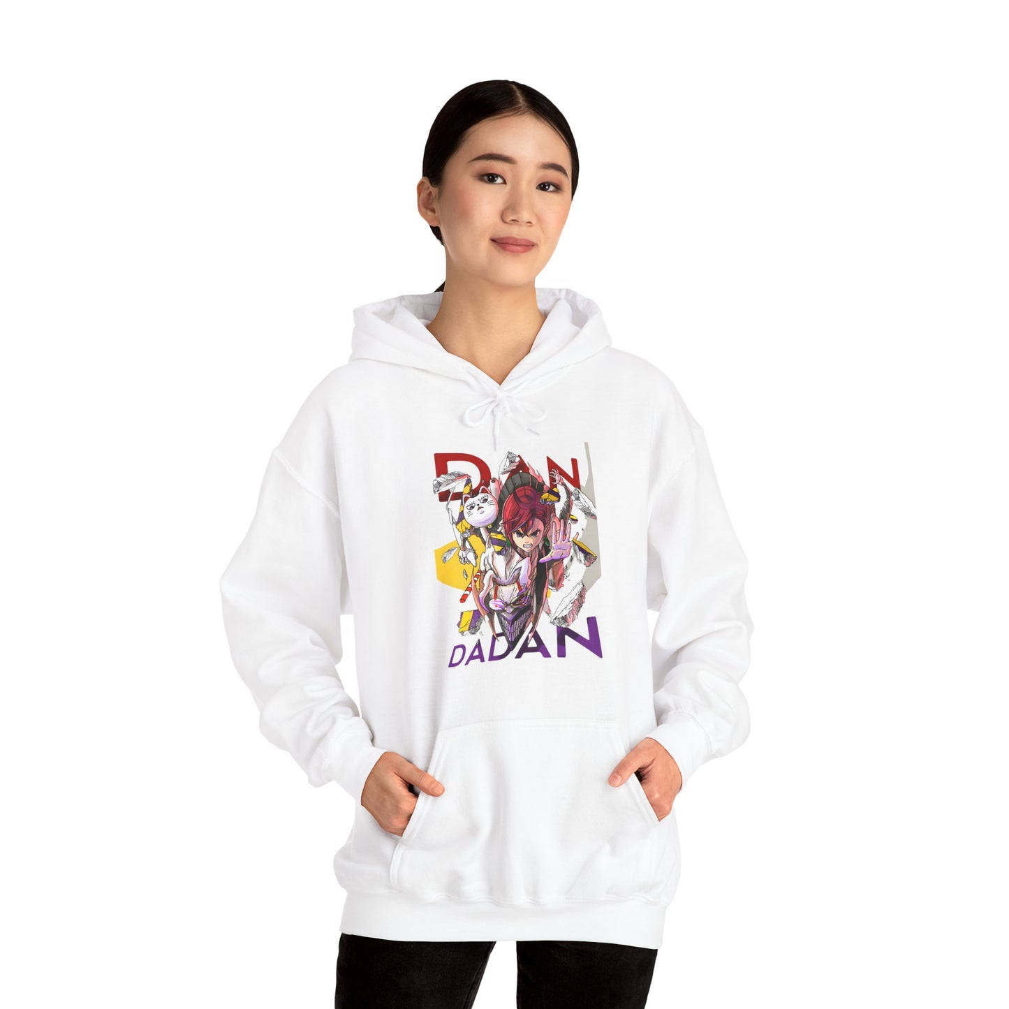 dandadan Unisex Heavy Blend™ Hooded Sweatshirt