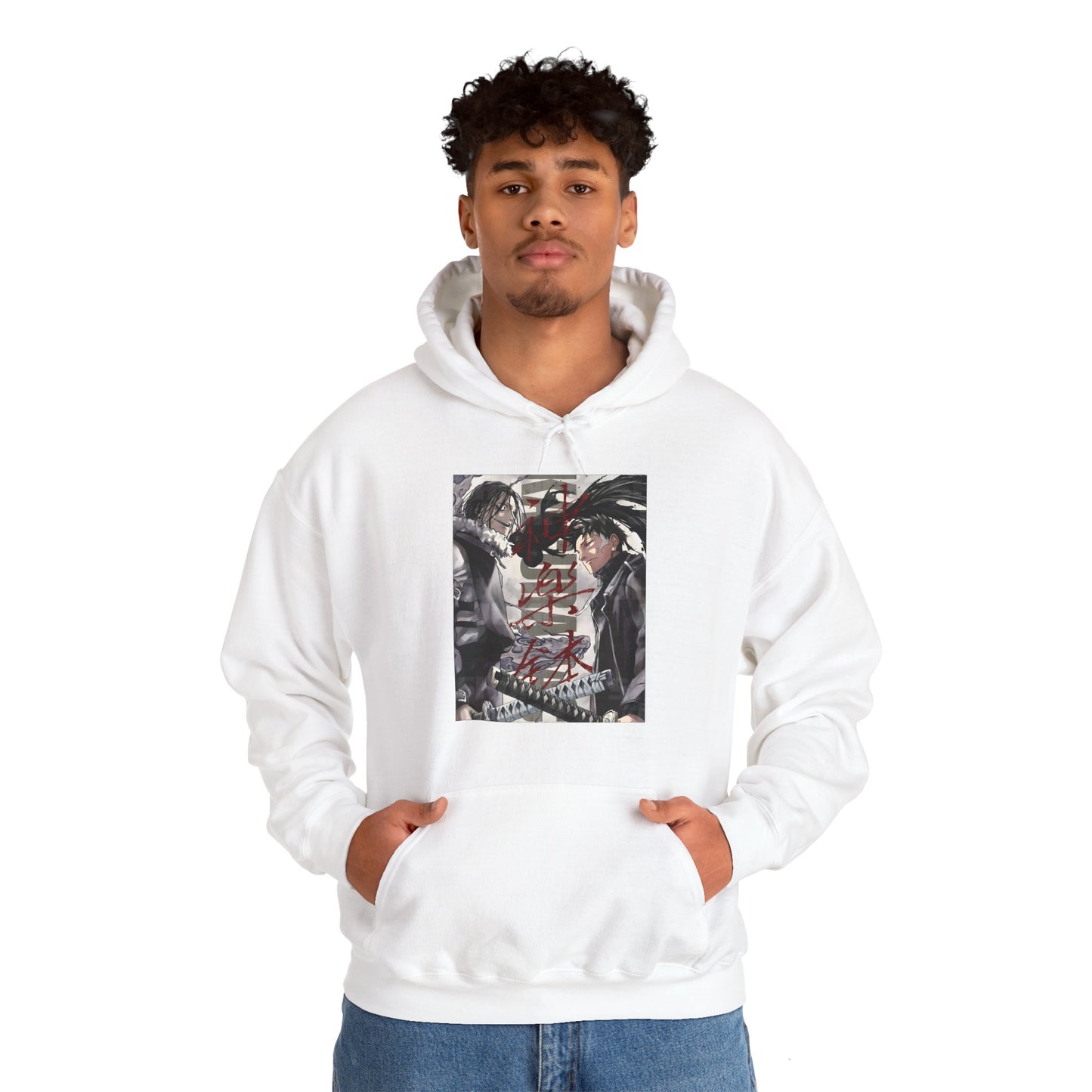 face enemy KAGURABACHI Unisex Heavy Blend™ Hooded Sweatshirt