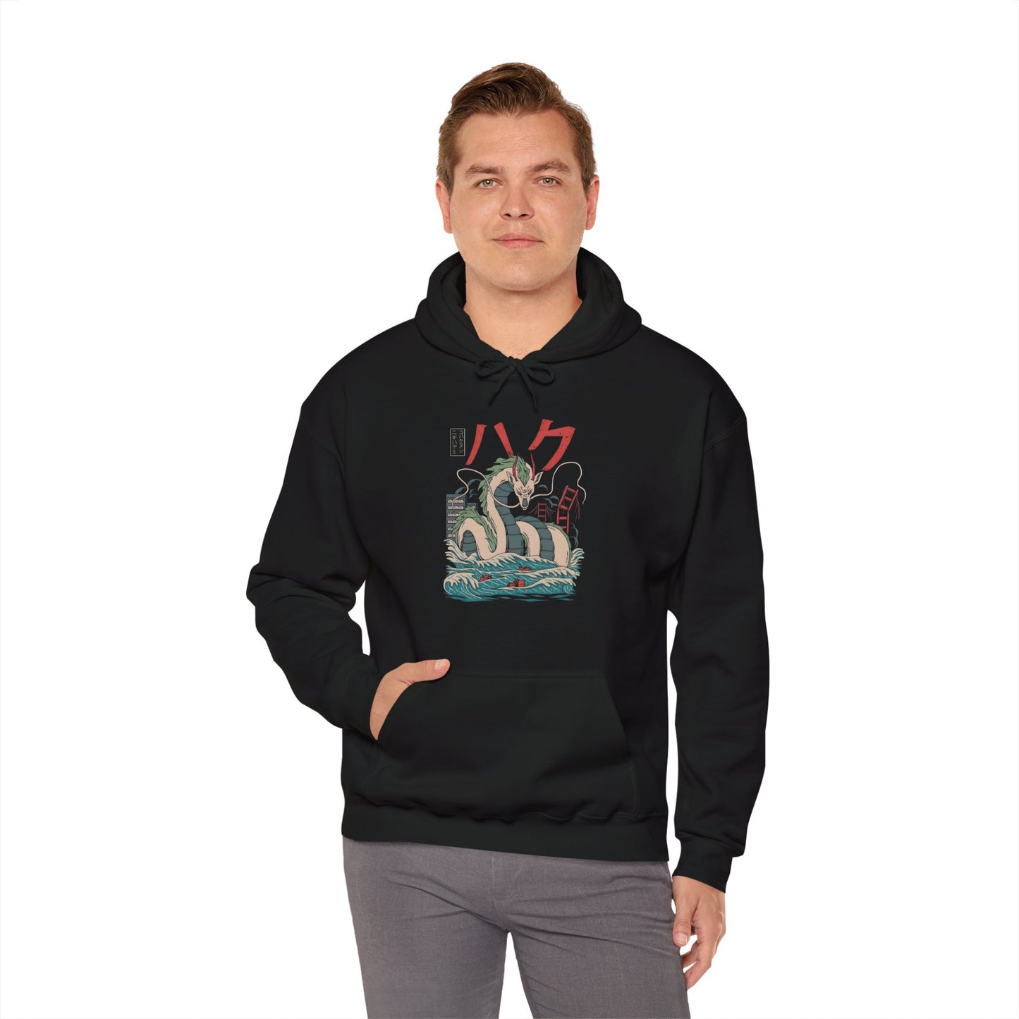 dragon spirited away of TOROZILLA of Unisex Heavy Blend™ Hooded Sweatshirt