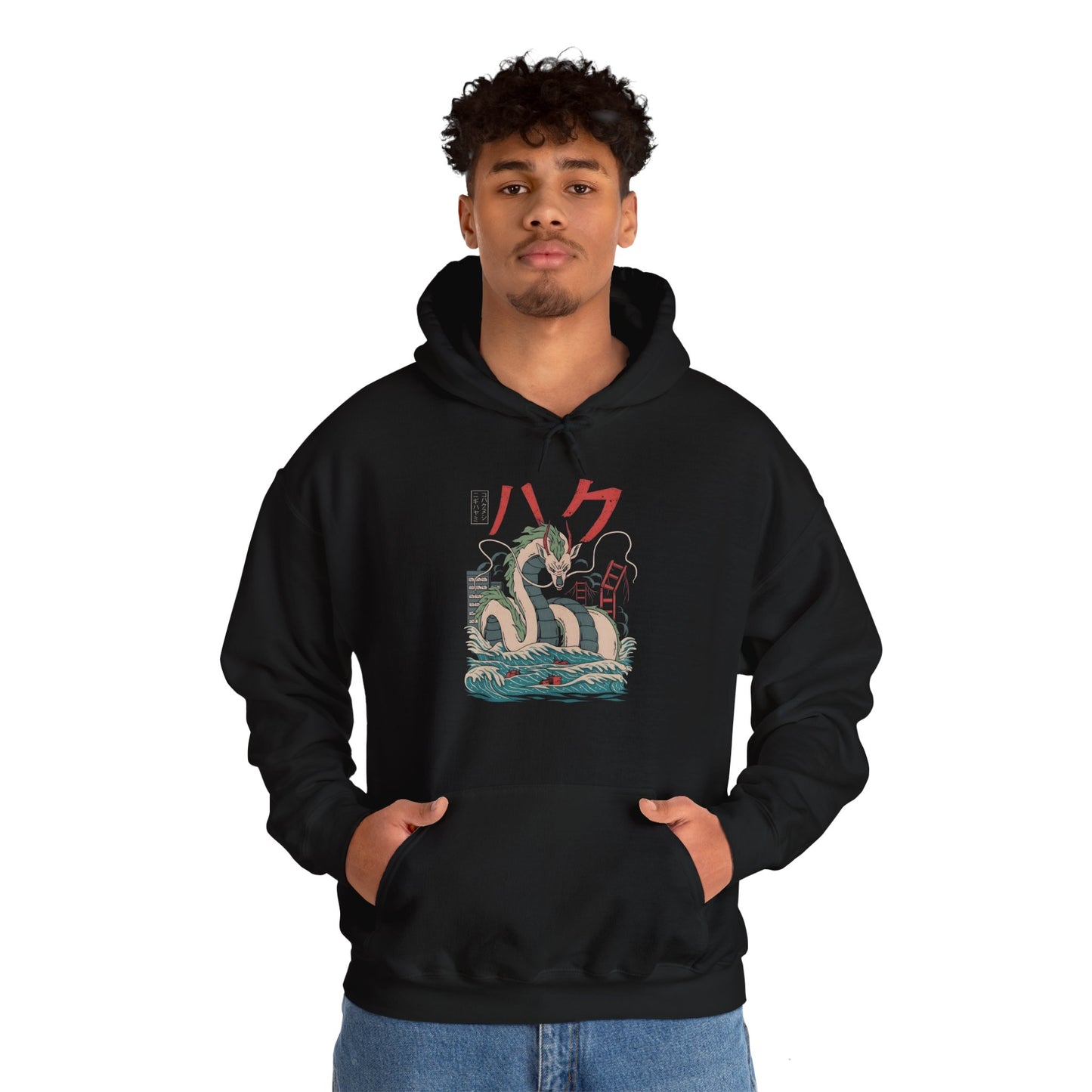 dragon spirited away of TOROZILLA of Unisex Heavy Blend™ Hooded Sweatshirt