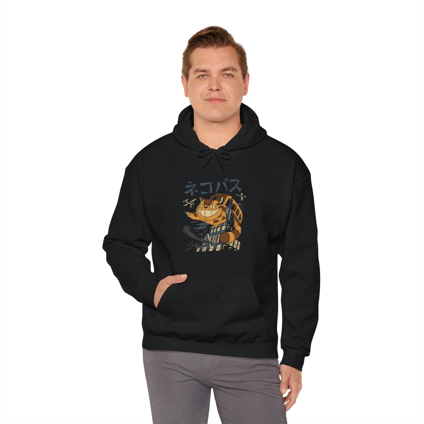 CAT bus of TOROZILLA of Unisex Heavy Blend™ Hooded Sweatshirt