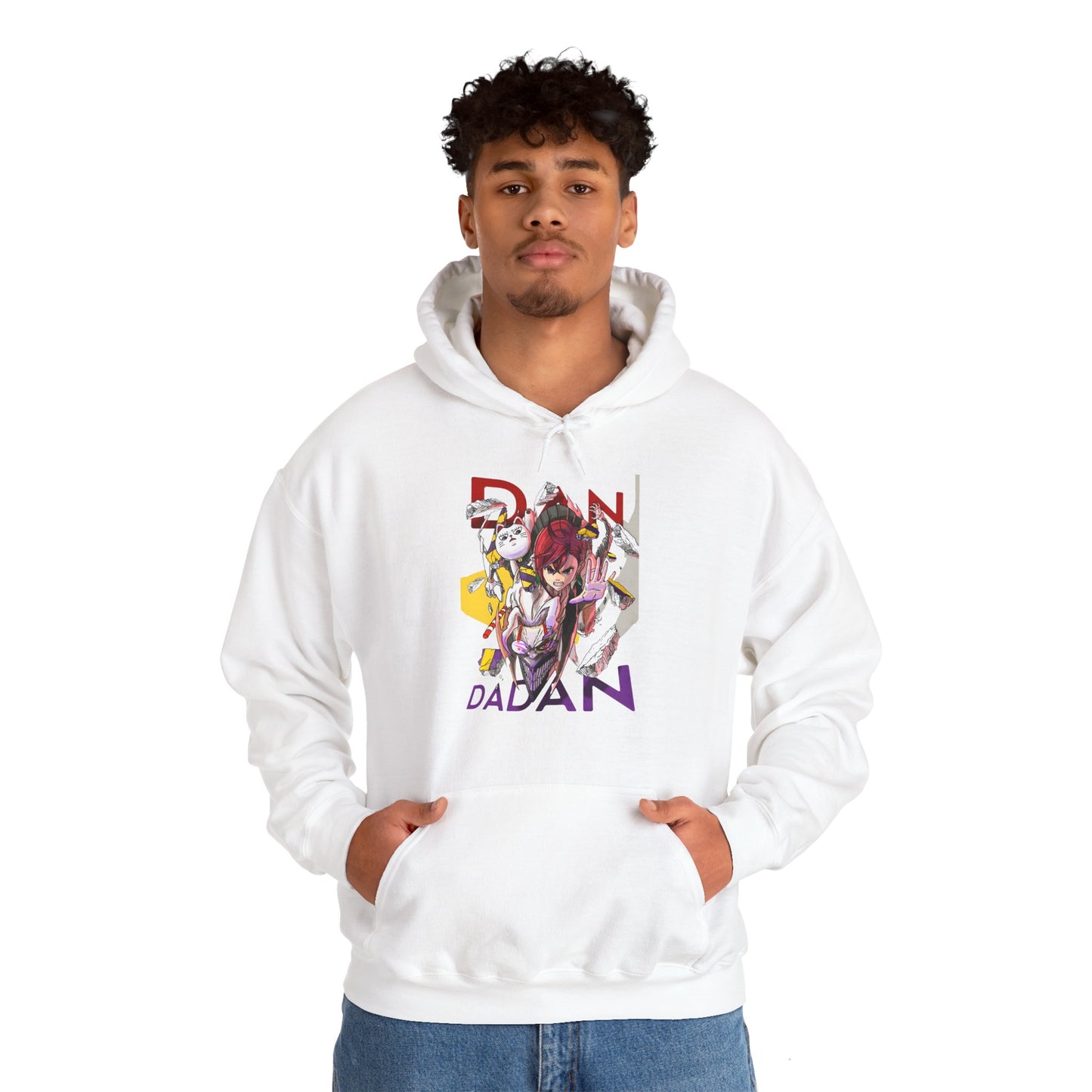 dandadan Unisex Heavy Blend™ Hooded Sweatshirt