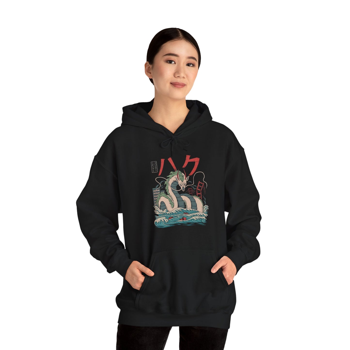 dragon spirited away of TOROZILLA of Unisex Heavy Blend™ Hooded Sweatshirt